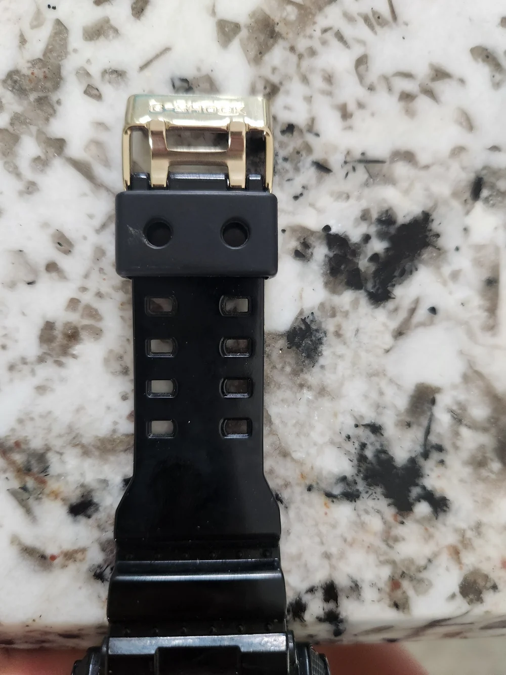 G-SHOCK Black and Gold Men's Sport Watch